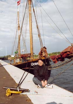 Lene im Hafen